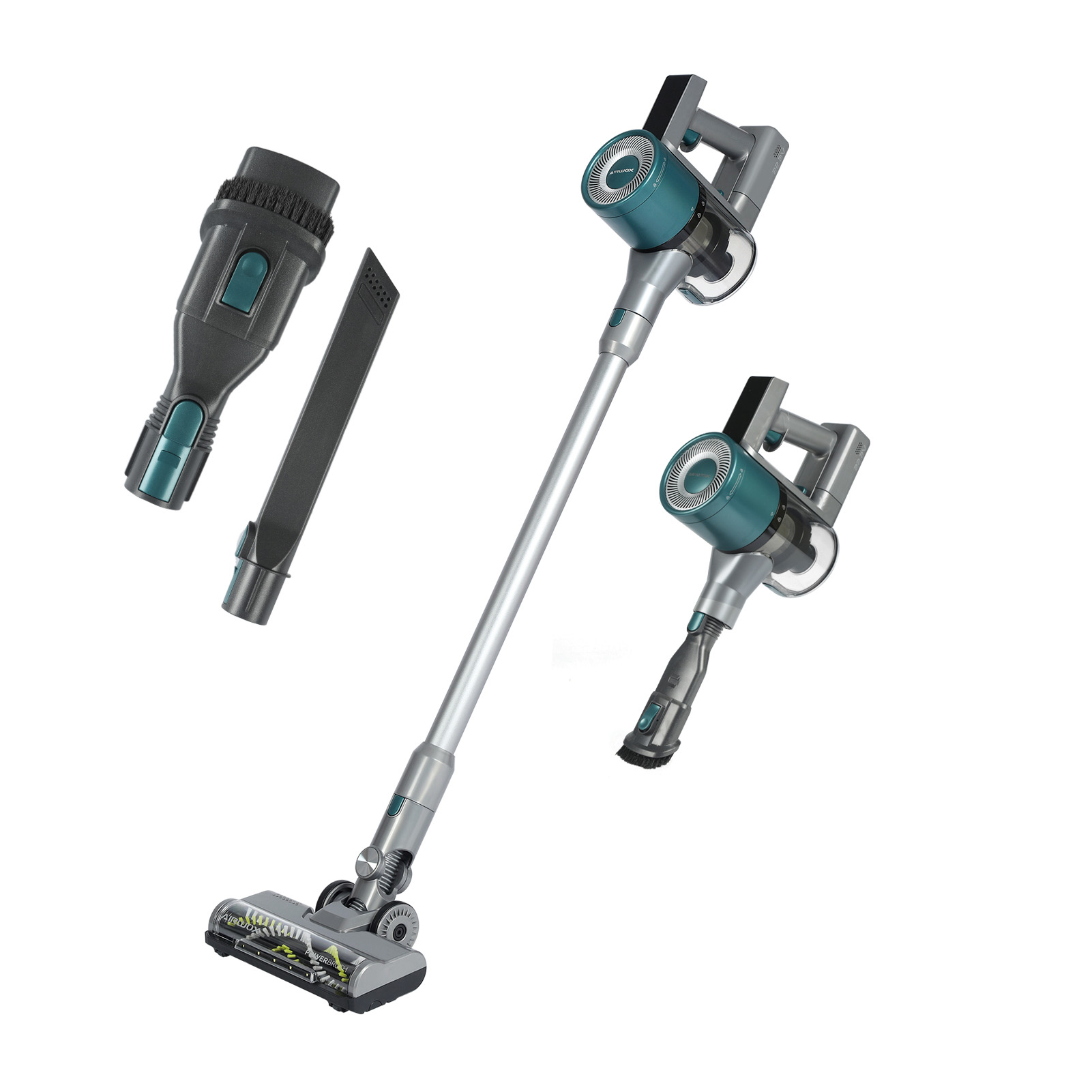 AIRWOX Cordless Vacuum Cleaner, Powerful, Quiet and Lightweight Stick